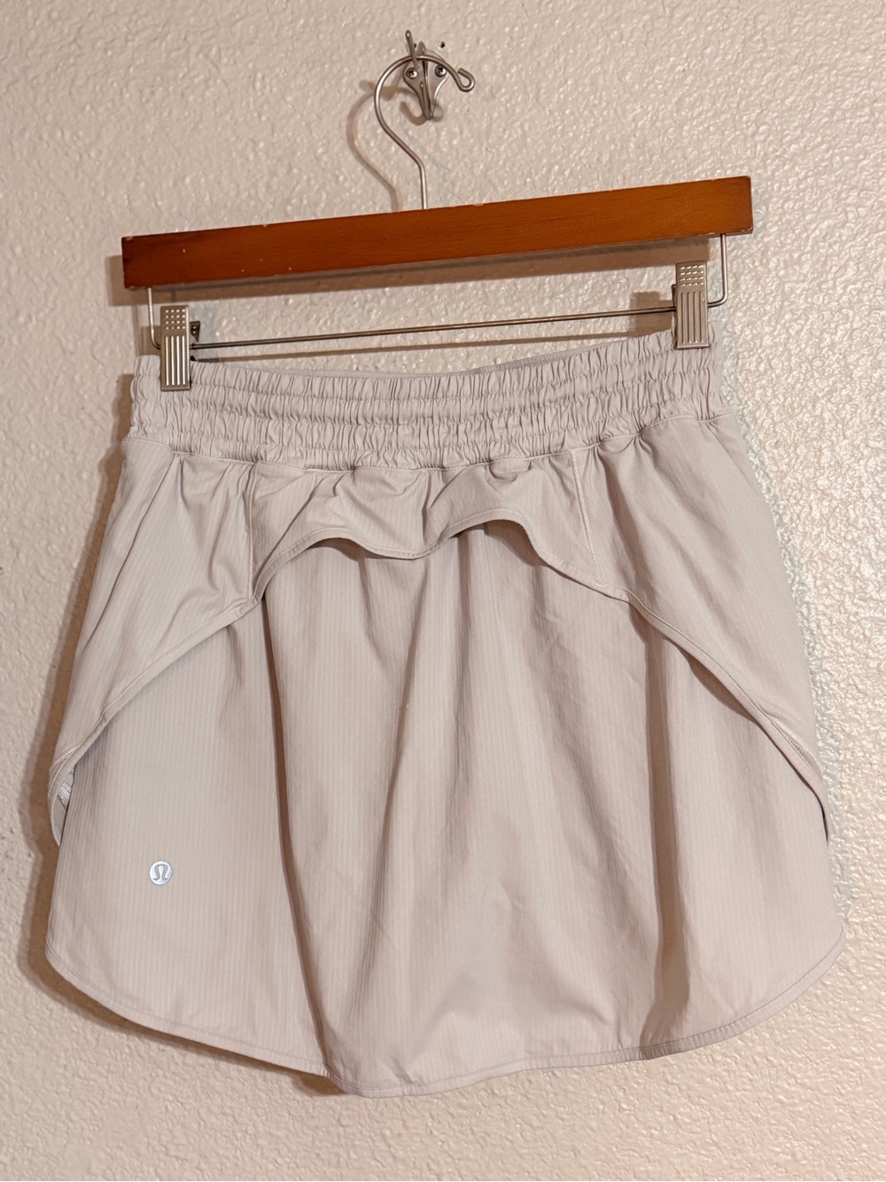 Lululemon Hotty Hot Skort Off White with Reflective Details